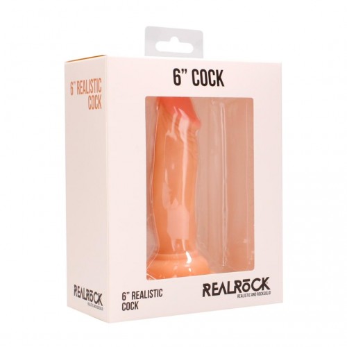 Shots RealRock Realistic Cock Beige 15cm