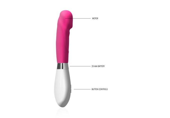 Ροζ Κλασσικός Δονητής Σιλικόνης - Shots Luna Silicone Vibrator Pink 20.8cm
