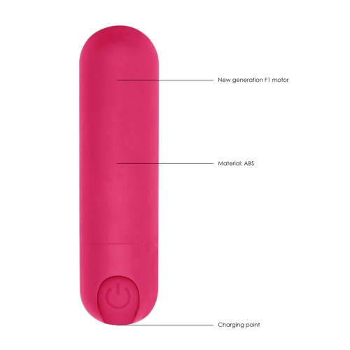 Shots 10 Speed Rechargeable Bullet Pink 7.7cm