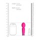 Ροζ Μίνι Δονητής Μασάζ 10 Ταχυτήτων - Shots Brilliant Mini Wand Vibrator 10 Speed Pink 12cm