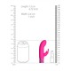 Ροζ Μίνι Δονητής Rabbit 10 Ταχυτήτων - Shots Dazzling Mini Rechargeable Rabbit Vibrator Pink 12cm