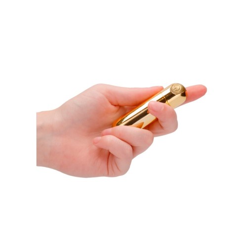 Shots 10 Speed Rechargeable Bullet Gold 7.7cm