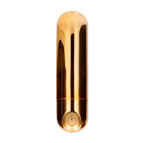 Shots 10 Speed Rechargeable Bullet Gold 7.7cm