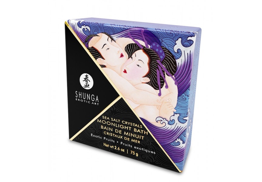 Shunga Erotic Art Moonlight Bath Sea Salt Exotic Fruits 75gr