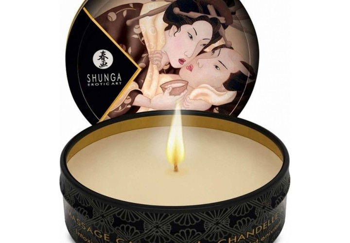 Κερί Μασάζ Με Άρωμα Σοκολάτα - Shunga Erotic Art Massage Candle Intoxicating Chocolate/Excitation 30ml