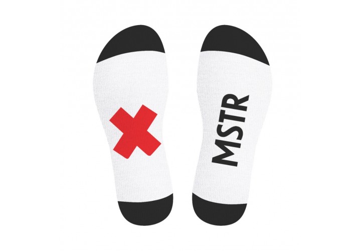 Ασπρόμαυρες Φετιχιστικές Κάλτσες - SneakXX Sneaker Socks MSTR Black/White