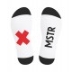 Ασπρόμαυρες Φετιχιστικές Κάλτσες - SneakXX Sneaker Socks MSTR Black/White