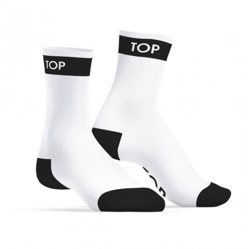 Ασπρόμαυρες Φετιχιστικές Κάλτσες - SneakXX Sneaker Socks TOP Black/White