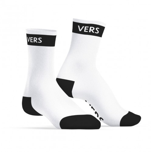 Ασπρόμαυρες Φετιχιστικές Κάλτσες - SneakXX Sneaker Socks VERS Black/White