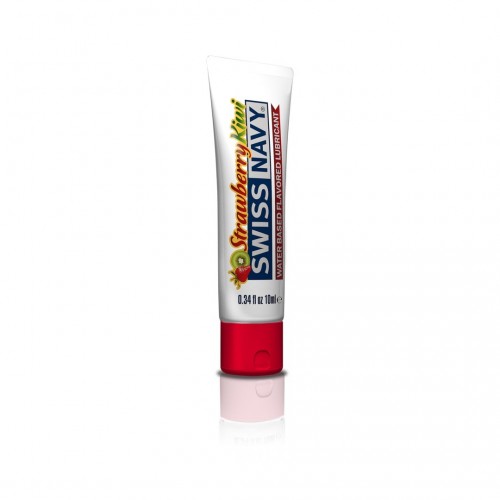 Swiss Navy Water Based Flavored Lubricant Strawberry Kiwi 10ml