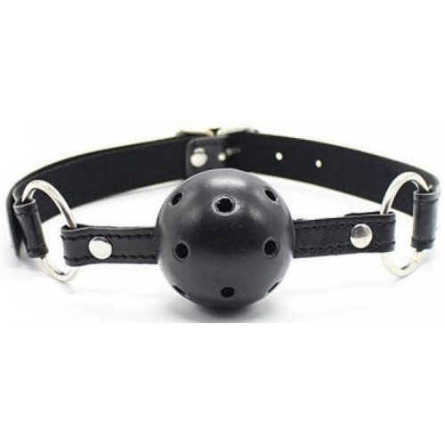 Μαύρο Φετιχιστικό Φίμωτρο Με Τρύπες - Toyz4Lovers Breathable Ball Gag Black