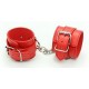 Κόκκινες Χειροπέδες Με Κρίκο - Toyz4lovers Hand Cuffs Belt Red