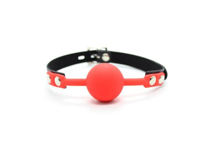 Κόκκινο Φετιχιστικό Φίμωτρο Σιλικόνης - Toyz4Lovers Silicone Ball Gag Red