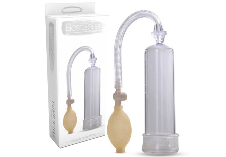 Λευκή Τρόμπα Πέους - Toyz4lovers Bestseller Vacuum Penis Pump White