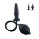 Μαύρη Φουσκωτή Πρωκτική Σφήνα - Toyz4Lovers Inflatable Anal Plug Medium Black 12.7cm