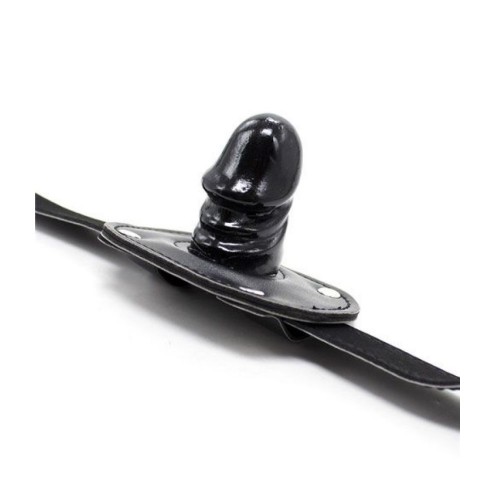 Μαύρο Φετιχιστικό Φίμωτρο Με Πέος - Toyz4Lovers Penis Gag Short & Block Black