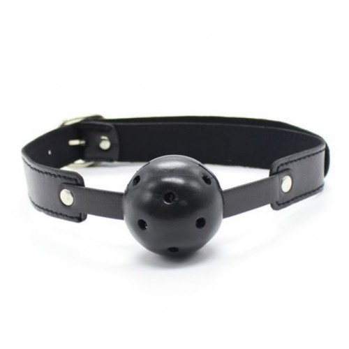 Μαύρο Φετιχιστικό Φίμωτρο Με Τρύπες - Toyz4Lovers Breath Hole Ball Gag Black