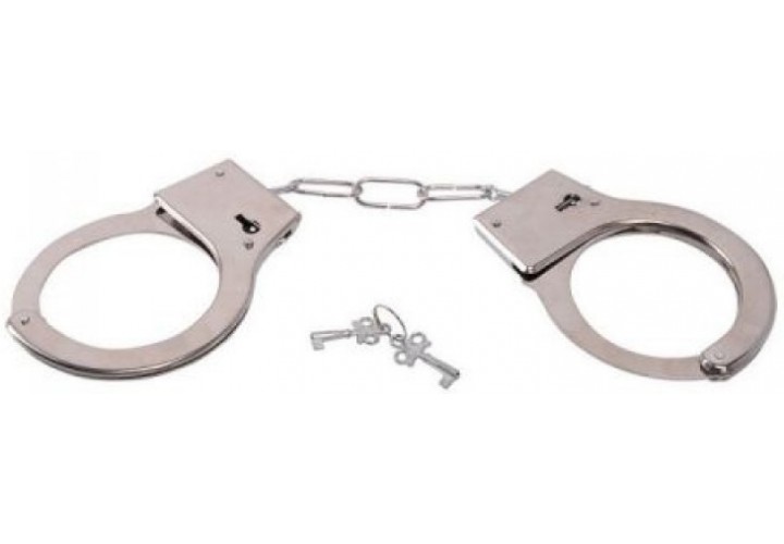Ασημί Μεταλλικές Χειροπέδες - Toyz4lovers Metal Handcuffs