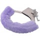 Μεταλλικές Χειροπέδες Με Μωβ Γουνάκι - Toyz4lovers Metal Furry Handcuffs Purple