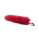 Μεταλλική Πρωκτική Σφήνα Με Κόκκινη Ουρά Αλεπούς - Toyz4Lovers Fox Tail Anal Plug Red 7cm