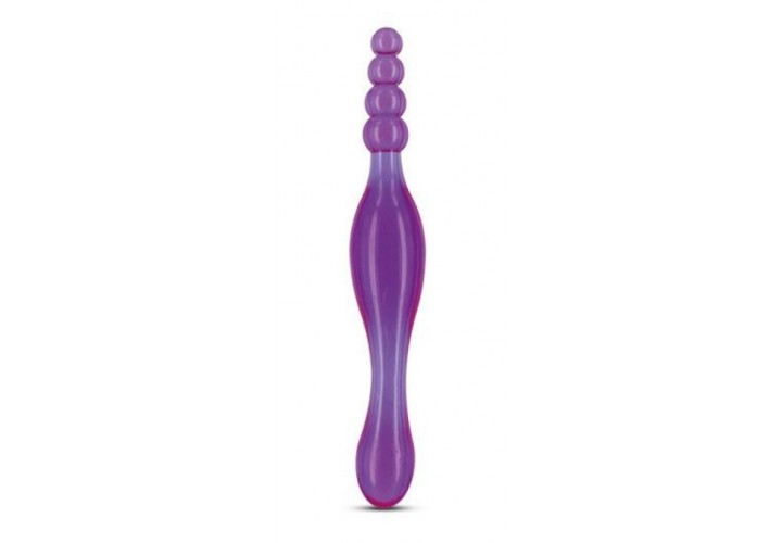 Μωβ Πρωκτικό Ομοίωμα Με Μπίλιες - Toyz4lovers Bestseller Anal Dildo Galaxy Violet 20cm