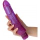 Μωβ Ρεαλιστικός Δονητής Με Glitter - Toyz4lovers Jammy Jelly Bright Glitter Vibrator Purple 24.5cm