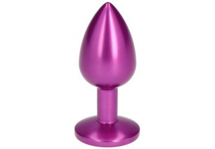 Τoyz4Lovers Teardrop Anal Plug Small Purple 7cm