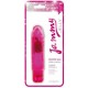 Ροζ Μικρός Δονητής Jelly - Toyz4lovers Jelly Glitter Cheeky Pink 13.5cm