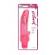 Ροζ Ρεαλιστικός Δονητής Jelly - Toyz4lovers Jammy Jelly Flame Glitter Vibrator Pink 24cm
