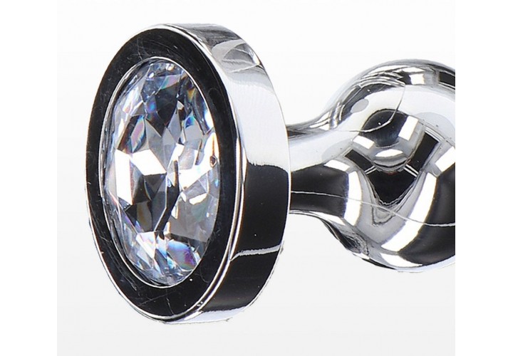 Μεταλλική Πρωκτική Σφήνα Με Χάντρες & Κόσμημα - ToyJoy Diamond Star Anal Beads Large 13.4cm