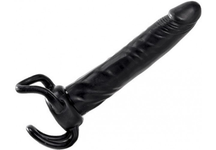 Μαύρο Ομοίωμα Πέους Για Διπλή Διείσδυση - Toyz4lovers Bestseller Slim Dong Black 13.5cm