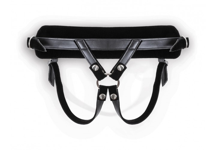 Virgite Universal Harness With Dildo Black 17cm