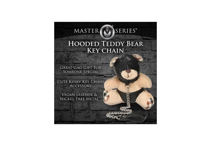 Μπεζ Μπρελόκ Αρκουδάκι Με Κουκούλα - XR Brands Hooded Teddy Bear Keychain Tan