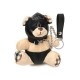 Μπεζ Μπρελόκ Αρκουδάκι Με Κουκούλα - XR Brands Hooded Teddy Bear Keychain Tan
