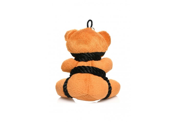 Καφέ Μπρελόκ Αρκουδάκι Με Σχοινιά - XR Brands Rope Teddy Bear Keychain Brown