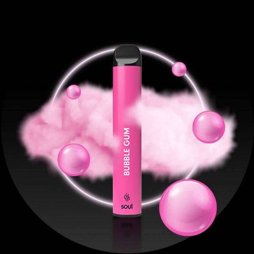 Ηλεκτρονικό Τσιγάρο Τσιχλόφουσκα - iSoul Disposable Vape Bubble Gum 600 Puffs