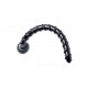 Μακρύ Μαύρο Πρωκτικό Ομοίωμα - Hosed Swirl Anal Snake Black 48cm