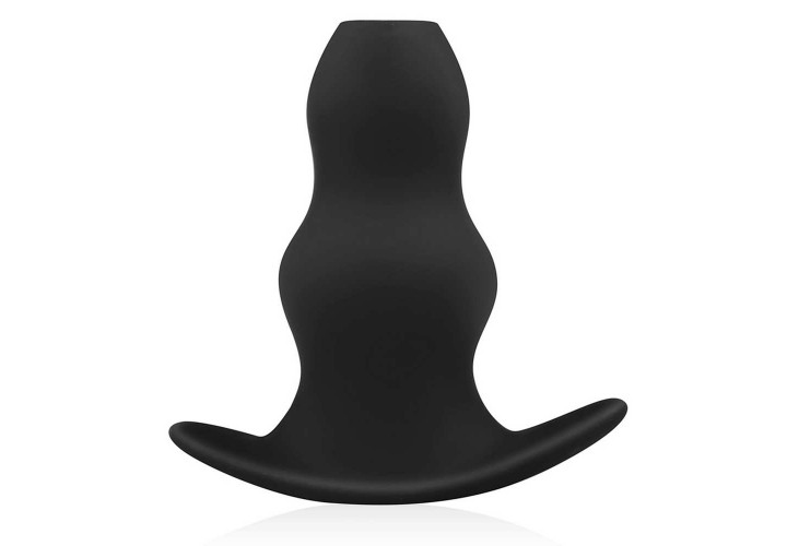 Μαύρη Ανοιχτή Πρωκτική Σφήνα - Buttr Foxhole Hollow Butt Plug Black 14cm