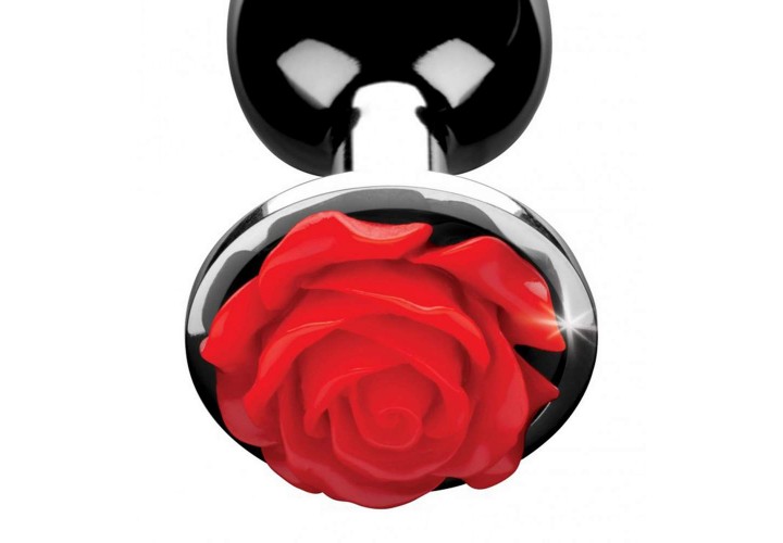 Πρωκτική Σφήνα Τριαντάφυλλο - Red Rose Anal Plug 8cm