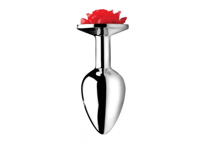 Booty Sparks Red Rose Anal Plug 8cm