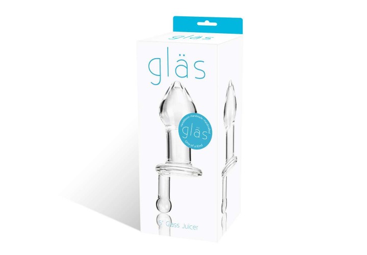 Γυάλινη Πρωκτική Σφήνα - Glass Juicer Butt Plug