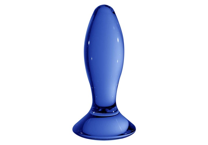Γυάλινη Πρωκτική Σφήνα - Chrystalino Follower Glass Plug Blue