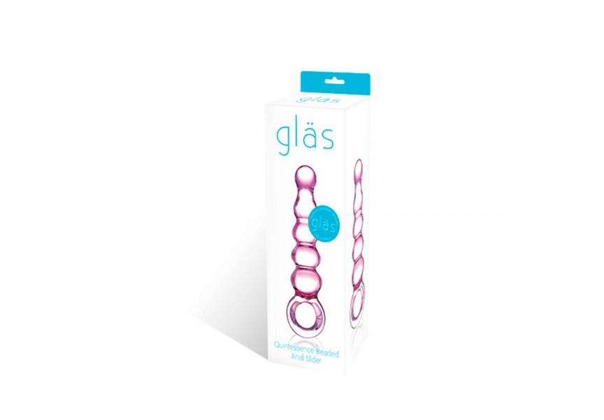 Γυάλινο Πρωκτικό Dildo - Quintessence Glass Beaded Anal Slider