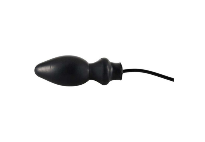Φουσκωτή Πρωκτική Σφήνα - Latex Inflatable Anal Butt Plug Black