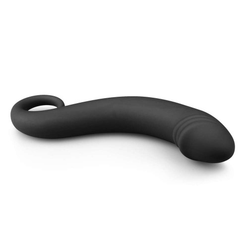 Μαύρο Πρωκτικό Ομοίωμα Σιλικόνης - Easytoys Silicone Realistic Dildo Black 17.5cm