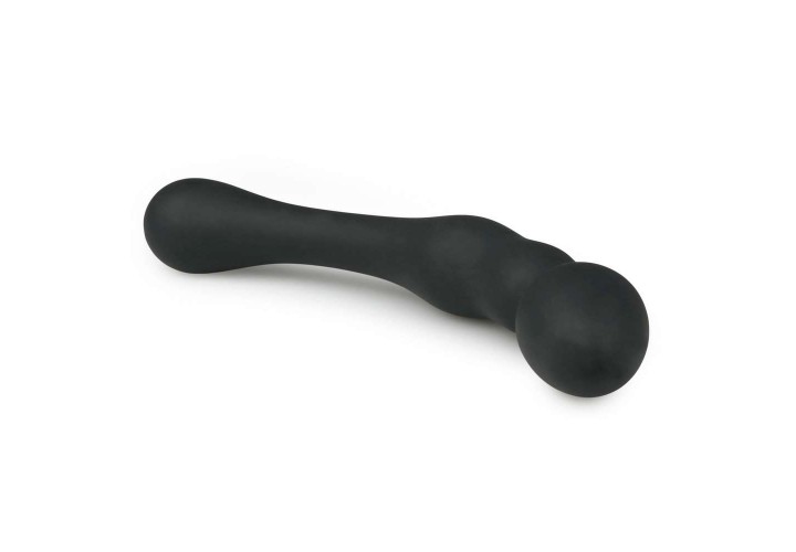 Easytoys Anal Probe With Special Curves Black 20cm