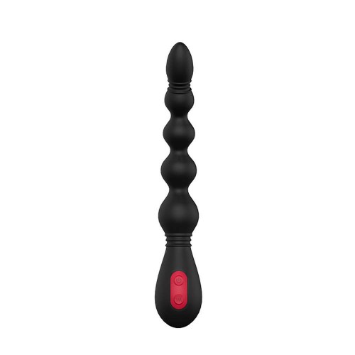 Μαύρες Πρωκτικές Μπίλιες Με Δόνηση - Dream Toys Cheeky Love Anal Flexi Beads 23cm