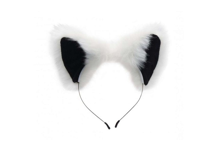 Σετ Πρωκτική Σφήνα Με Ουρά & Αυτιά - Tailz White Fox Tail And Ears Set