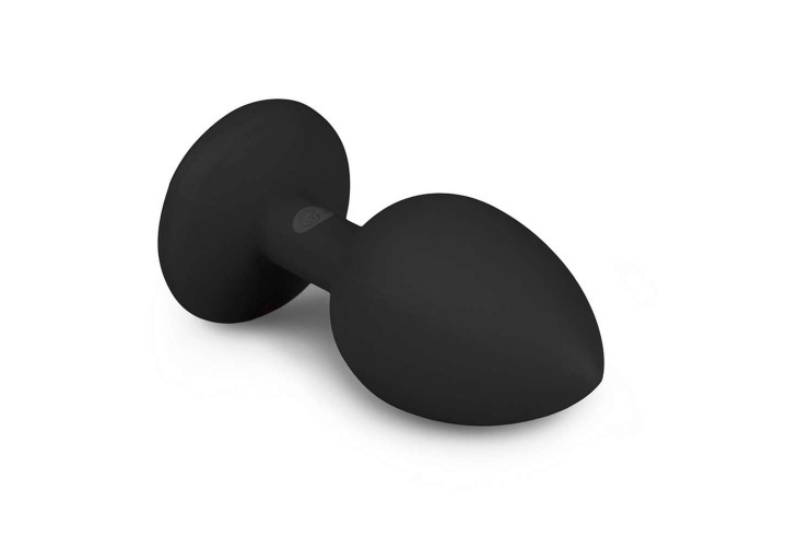 Μαύρη Πρωκτική Σφήνα Με Κόσμημα - Easytoys Diamond Plug Small Black 7.5cm