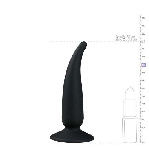 Πρωκτική Σφήνα Σιλικόνης Με Βεντούζα - Booty Rocket Butt Plug 13cm